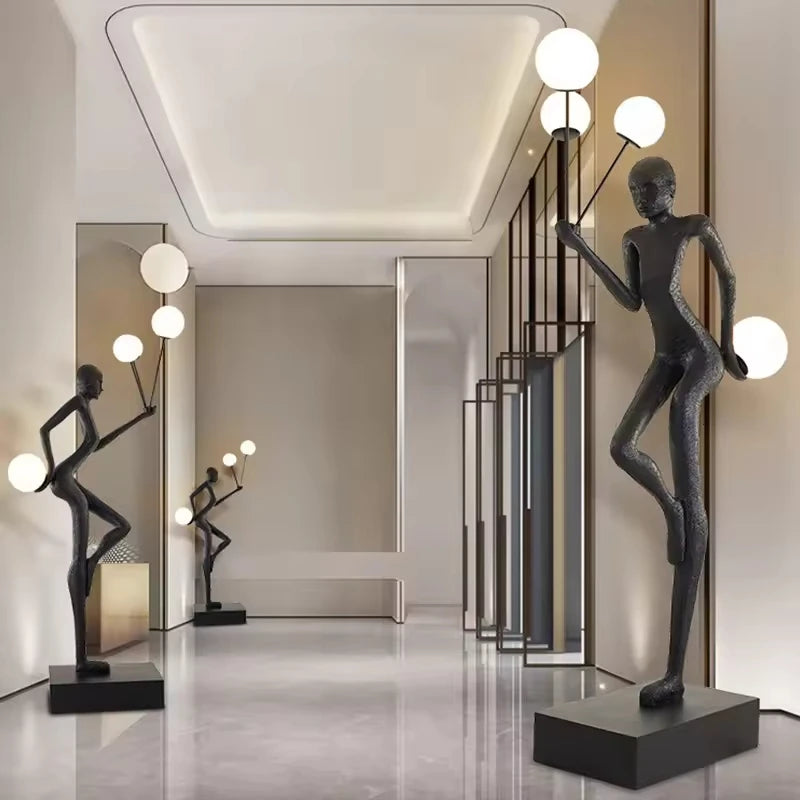 Modern Abstract Sculpture Floor Lamp – Balloon LED Art Light