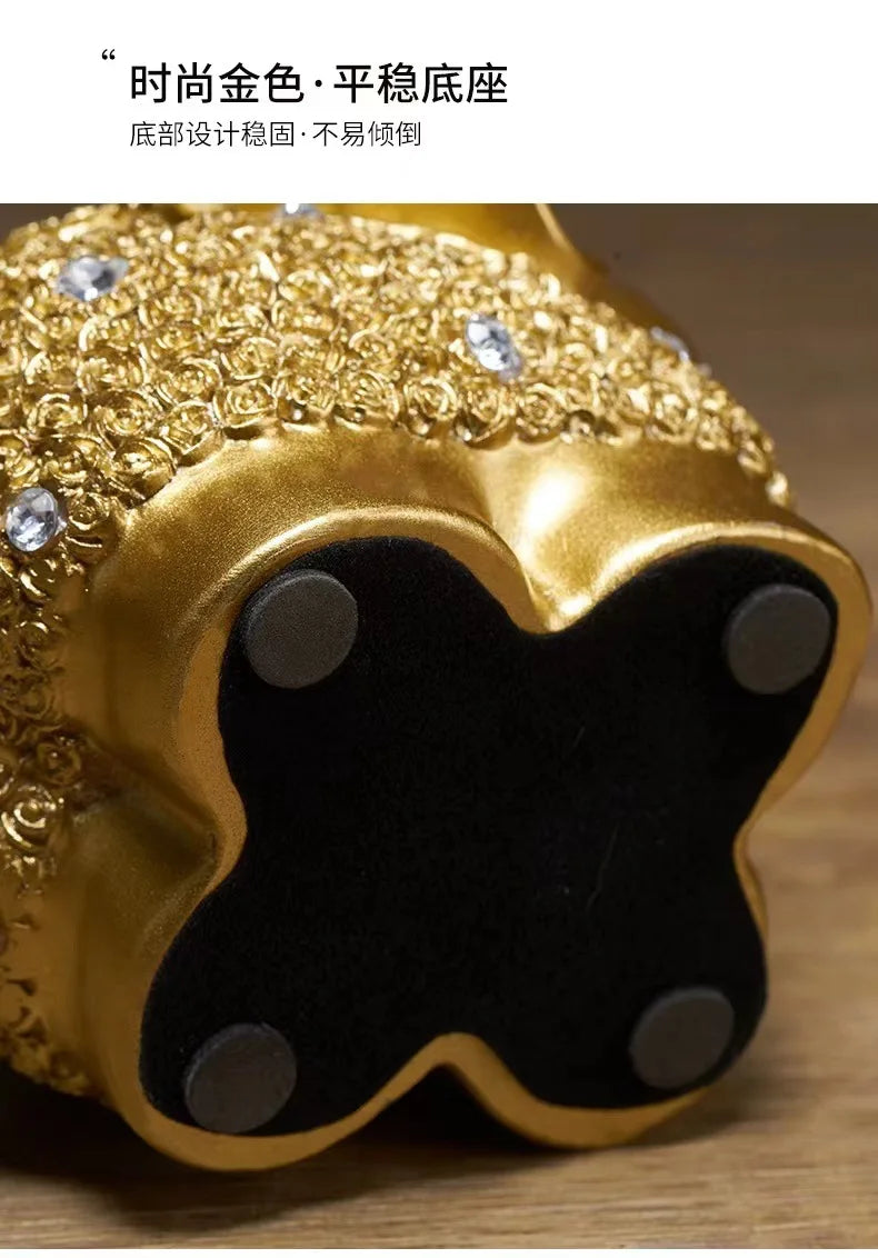 Elephant ornaments, living room wine cabinet, TV cabinet, creative home decor, entrance soft decorations, gifts, office