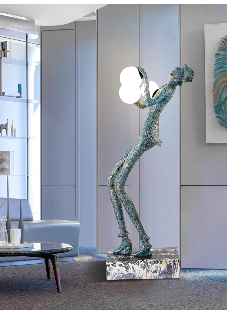 Modern Sculptural Art Floor Lamp – Nordic Abstract LED Designer Light