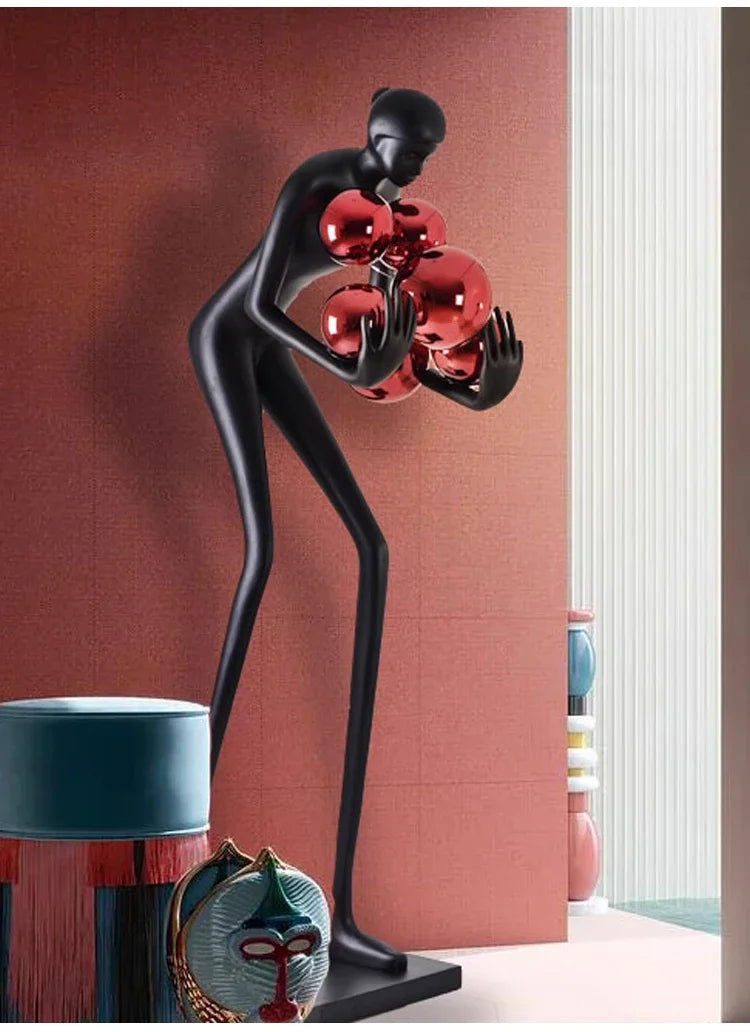 Modern Sculptural Art Floor Lamp – Nordic Abstract LED Designer Light