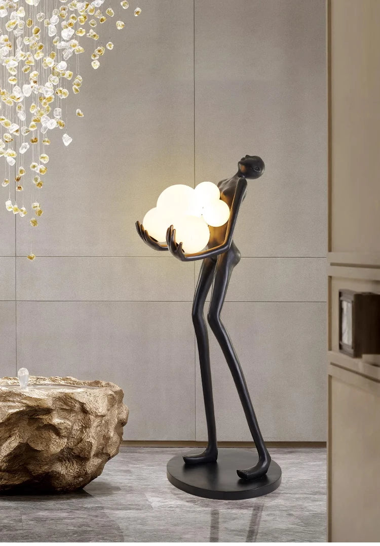 Modern Sculptural Art Floor Lamp – Nordic Abstract LED Designer Light