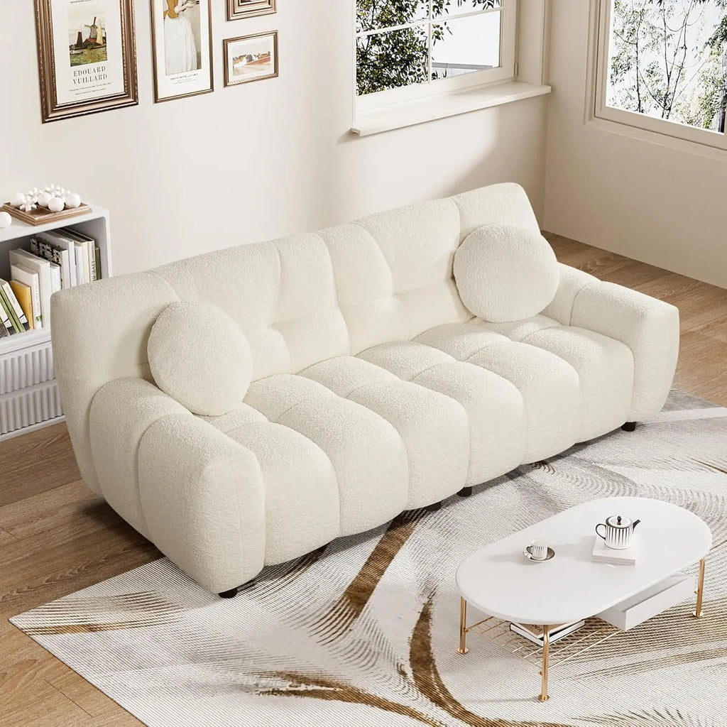 Luxury Wabi-Sabi Cloud Sofa – Product Description