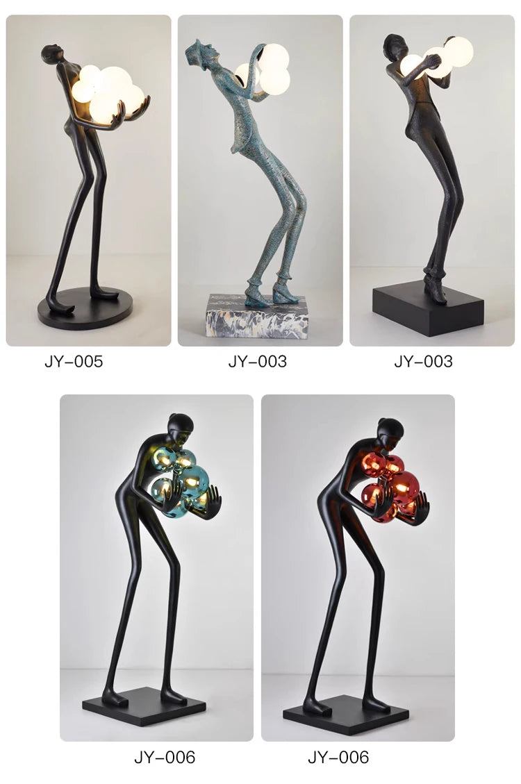 Modern Sculptural Art Floor Lamp – Nordic Abstract LED Designer Light