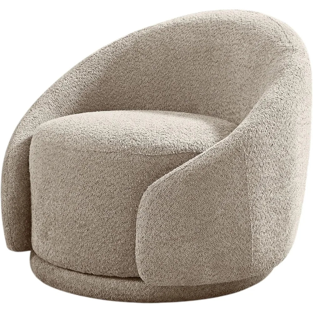Luxury Modern Swivel Bouclé Chair