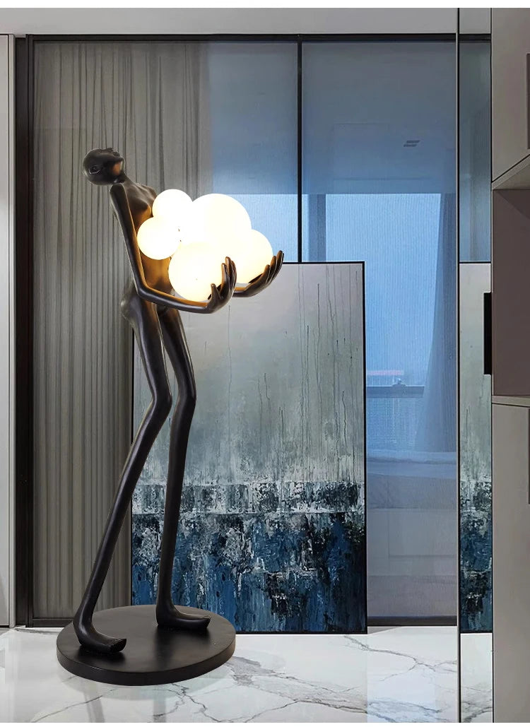 Modern Sculptural Art Floor Lamp – Nordic Abstract LED Designer Light