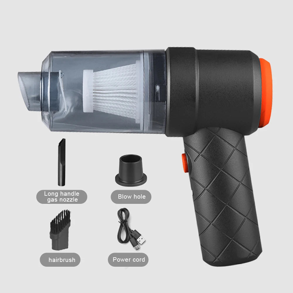 Portable Wireless Car Vacuum Cleaner 9000PA – Rechargeable Handheld Vacuum for Car, Home & Office
