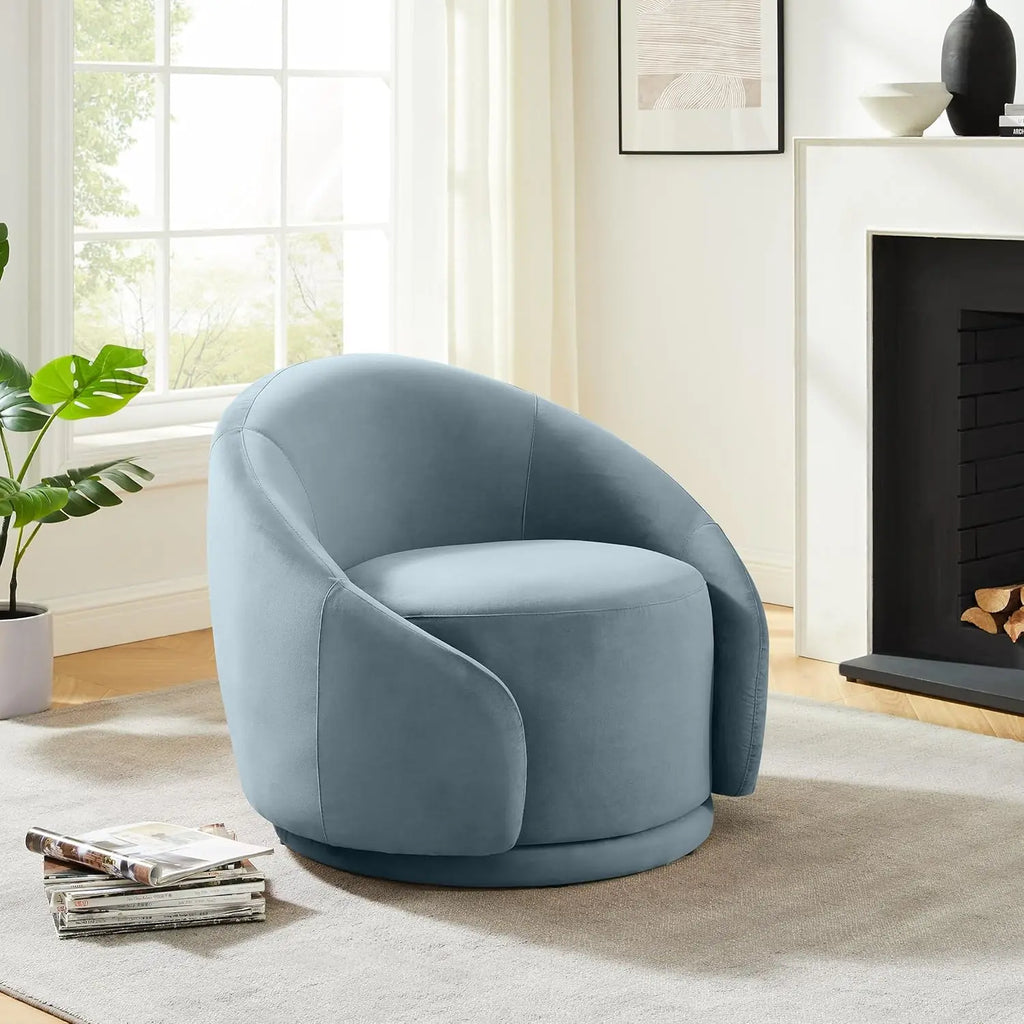 Luxury Modern Swivel Bouclé Chair