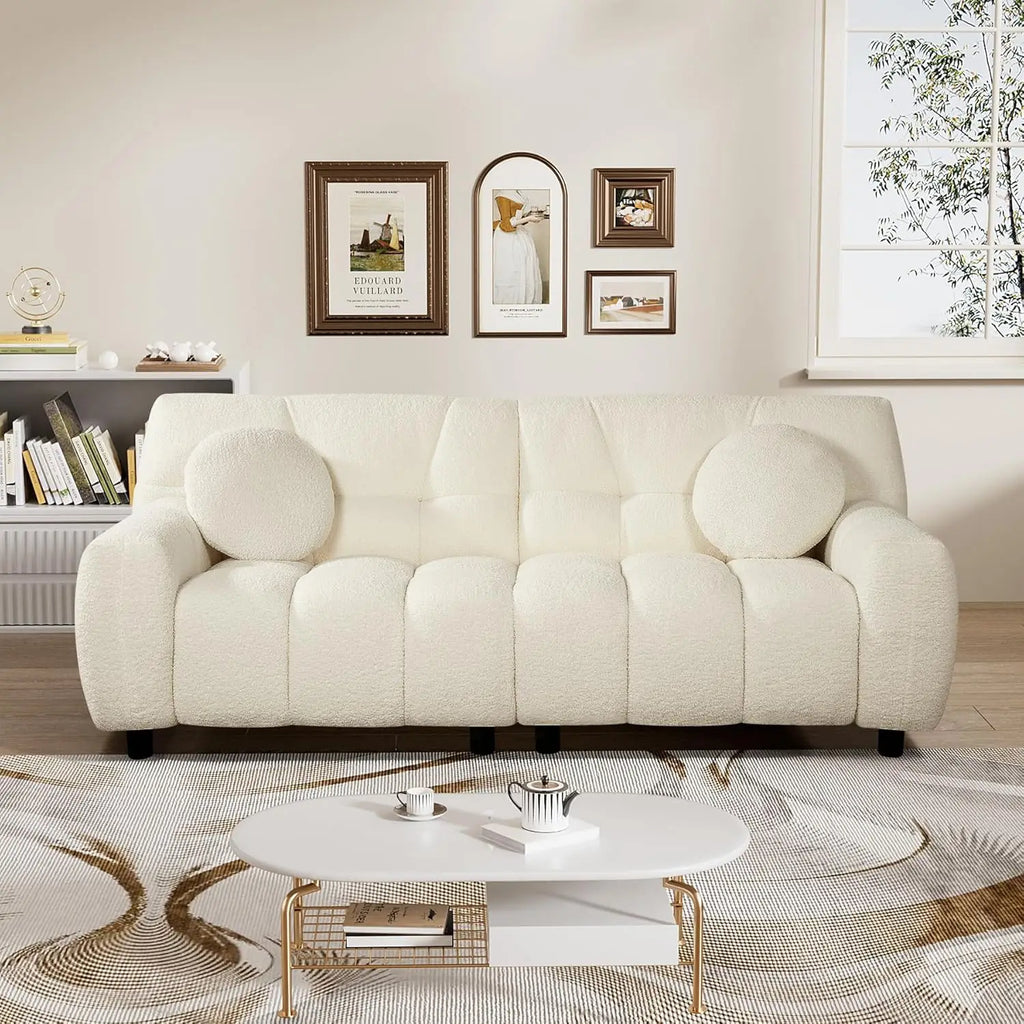 Luxury Wabi-Sabi Cloud Sofa – Product Description