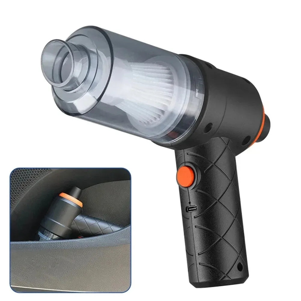 Portable Wireless Car Vacuum Cleaner 9000PA – Rechargeable Handheld Vacuum for Car, Home & Office