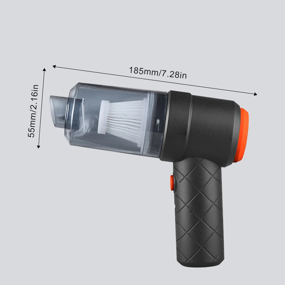 Portable Wireless Car Vacuum Cleaner 9000PA – Rechargeable Handheld Vacuum for Car, Home & Office